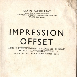 Impression offset - Page de garde